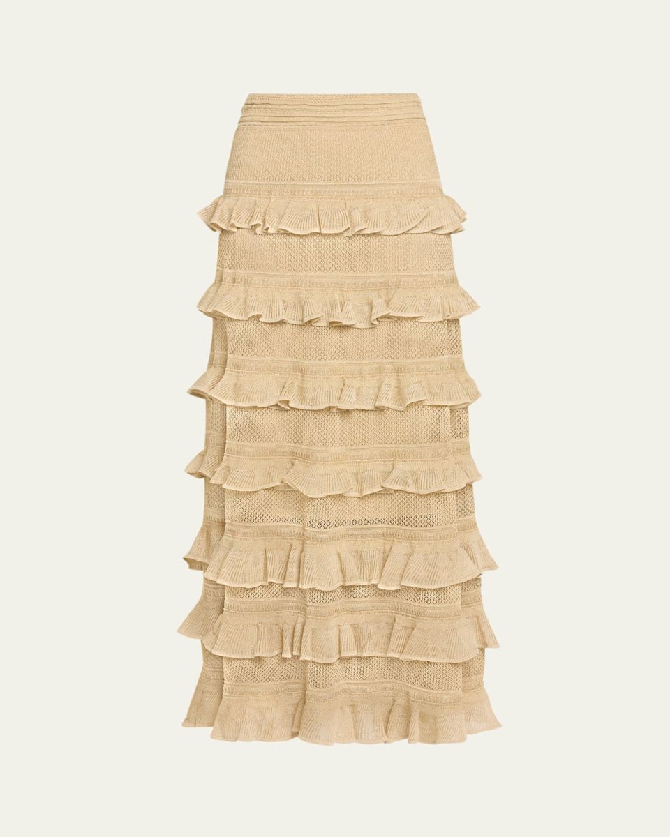 Illuminate Lace Frill Skirt